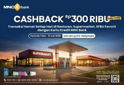 Terungkap! MNC Bank Tebar Cashback Rp300 Ribu Hingga 2026