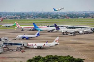 Momen Sejarah Bandara Soetta Sambut Raja Udara