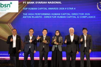 Bank BSN Borong Penghargaan SDM Terbaik