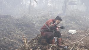 Riau Darurat Asap Ribuan Warga Terkena ISPA
