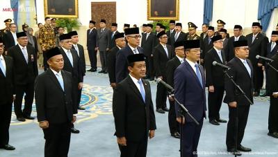 Wajah Baru Kabinet Merah Putih