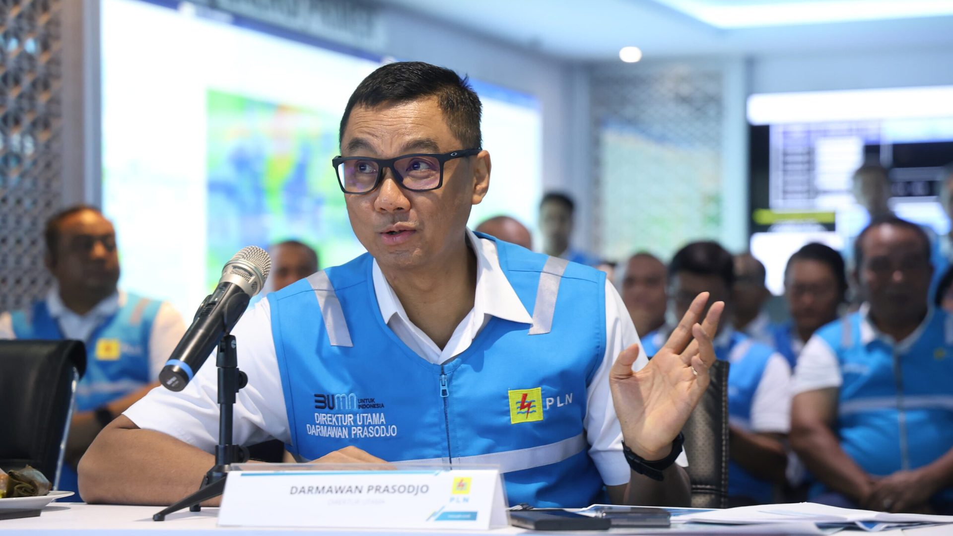 DIRUT PLN Darmawan Prasodjo memimpin langsung pengamanan pasokan listrik untuk pemilu 2024.